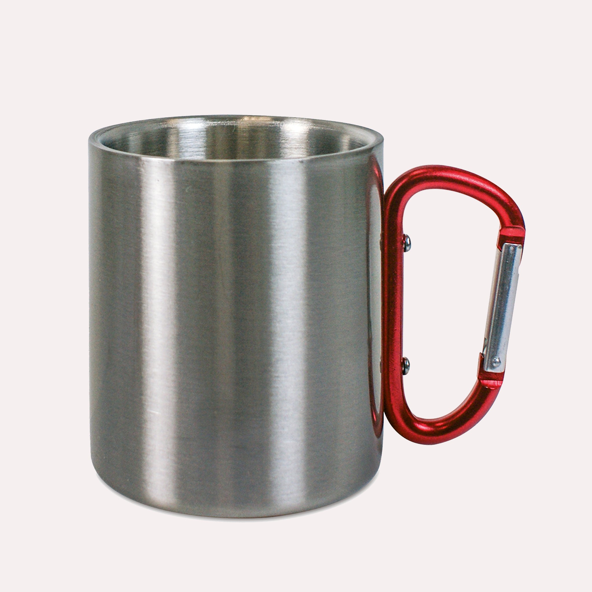 Edelstahltasse 10oz mit Karabinergriff